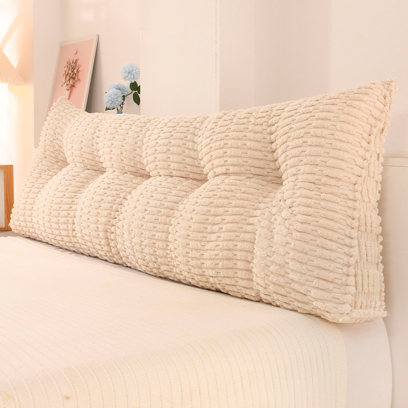 欧式床头靠枕三角床上靠垫防撞榻榻米靠背加绒沙发软包飘窗软垫
