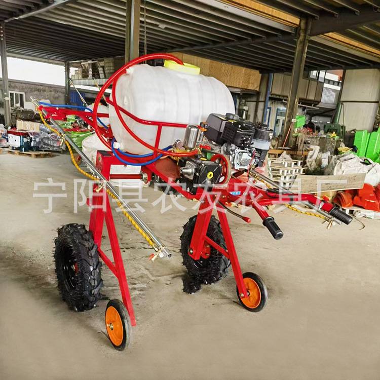 自走式家用打药机玉米喷药喷杆可折叠喷幅6米柴油手推打药机