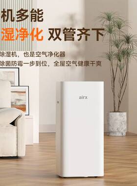 airx除湿机除湿净化一体机 家用轻音吸湿器地下室干燥机干衣 D6