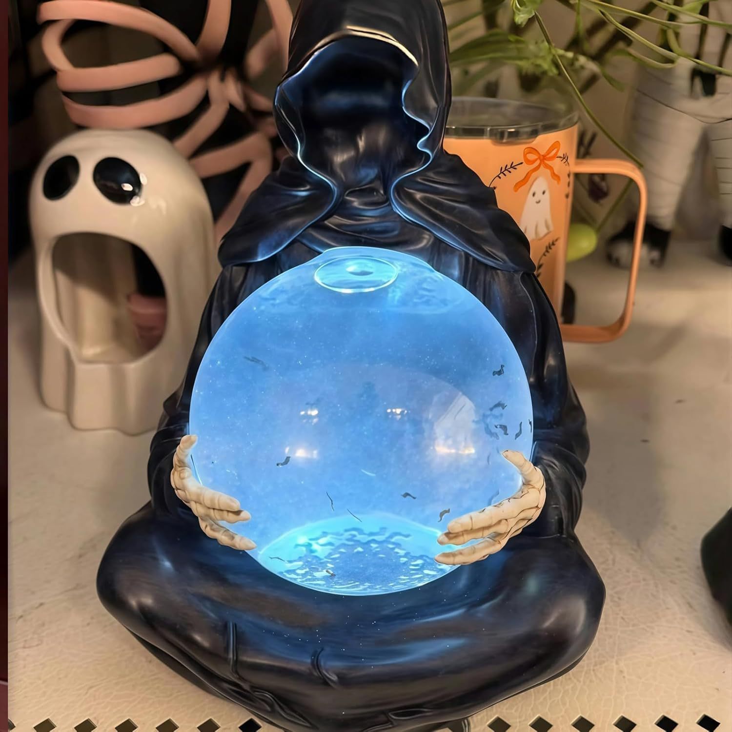 The Death God's Crystal Ball死神的水晶球万圣节家庭聚会装饰
