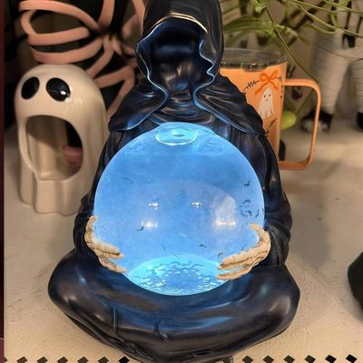 The Death God's Crystal Ball死神的水晶球万圣节家庭聚会装饰