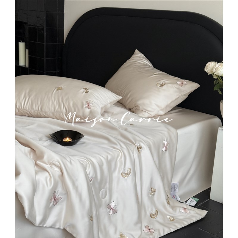 嘉里home 精灵少女兰精天丝夏凉被床上四件套R可水洗空调薄被单