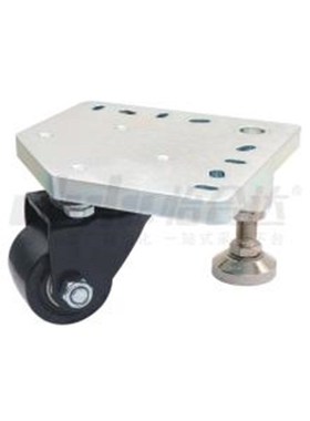 CLU10 11 12 13-D63 75H-DA脚轮替代型材水平调节轮