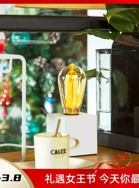 荷兰CALEX复古吊钟型灯泡LED简约暖光氛围装饰可调光家用E27螺口