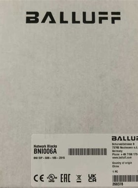 BALLUFF巴鲁夫 BNI006A  BNI EI议价