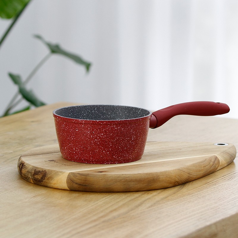 辅食锅麦饭石多功能不粘锅16cm小奶锅儿童锅家用电磁炉通用酱汁锅