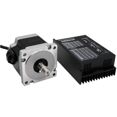 86开环两相步进电机马达套装4NM机身长80毫米配套驱动器860现货