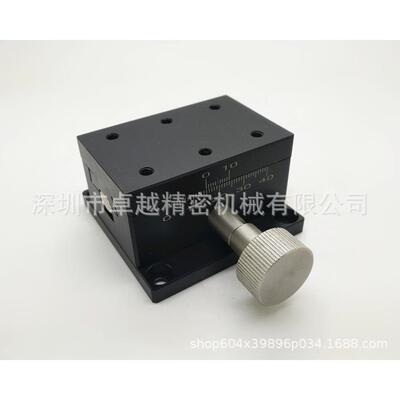 X轴LWX4060齿轮齿条式燕尾槽型位移平台LWX4060-N手动滑台