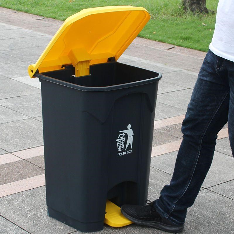 脚踏垃圾桶环卫商用厨房家用大容量学校餐厅R加厚户外分类脚踩