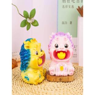 汽车装饰摆件召财貔貅转转乐可爱吞金兽创意家居桌面装饰摆件解压