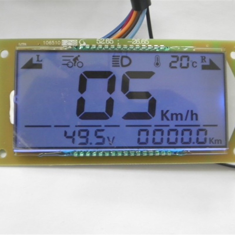 新版 72V电动车96V液晶表灯 里程速度电压48V电动车60VZ液晶仪表