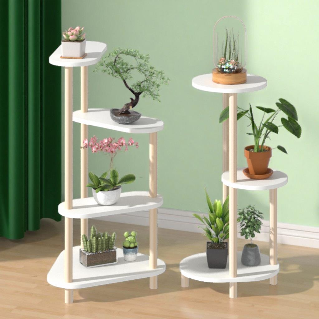 室内客厅花架落地式绿植架植物摆放架阳台置物架子轻装修家用花架