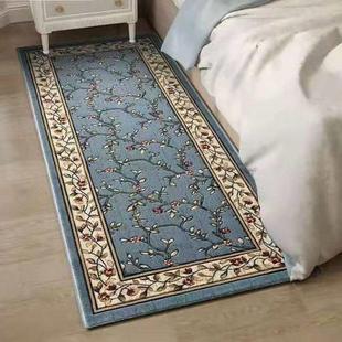 床边地毯卧室床前毯长条简约现代轻奢房间地垫床尾满铺定制可机洗