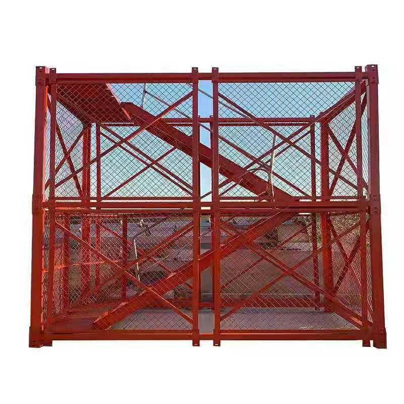 现货供应箱式梯笼建筑施工梯笼组合式爬梯深基坑安全梯笼