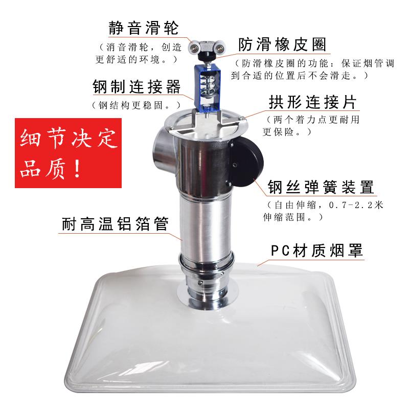 艾灸排烟系统艾烟净化器抽烟机艾器排风管道设备配件烟罩医院用