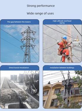 GYXTS单模铠装国标光缆4/8/12/24/48芯室外防鼠防鸟啄重铠地埋