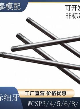 模具米标标准不锈钢运水管 喷管WCSP3/4/5/6/8/10细牙 冷却管