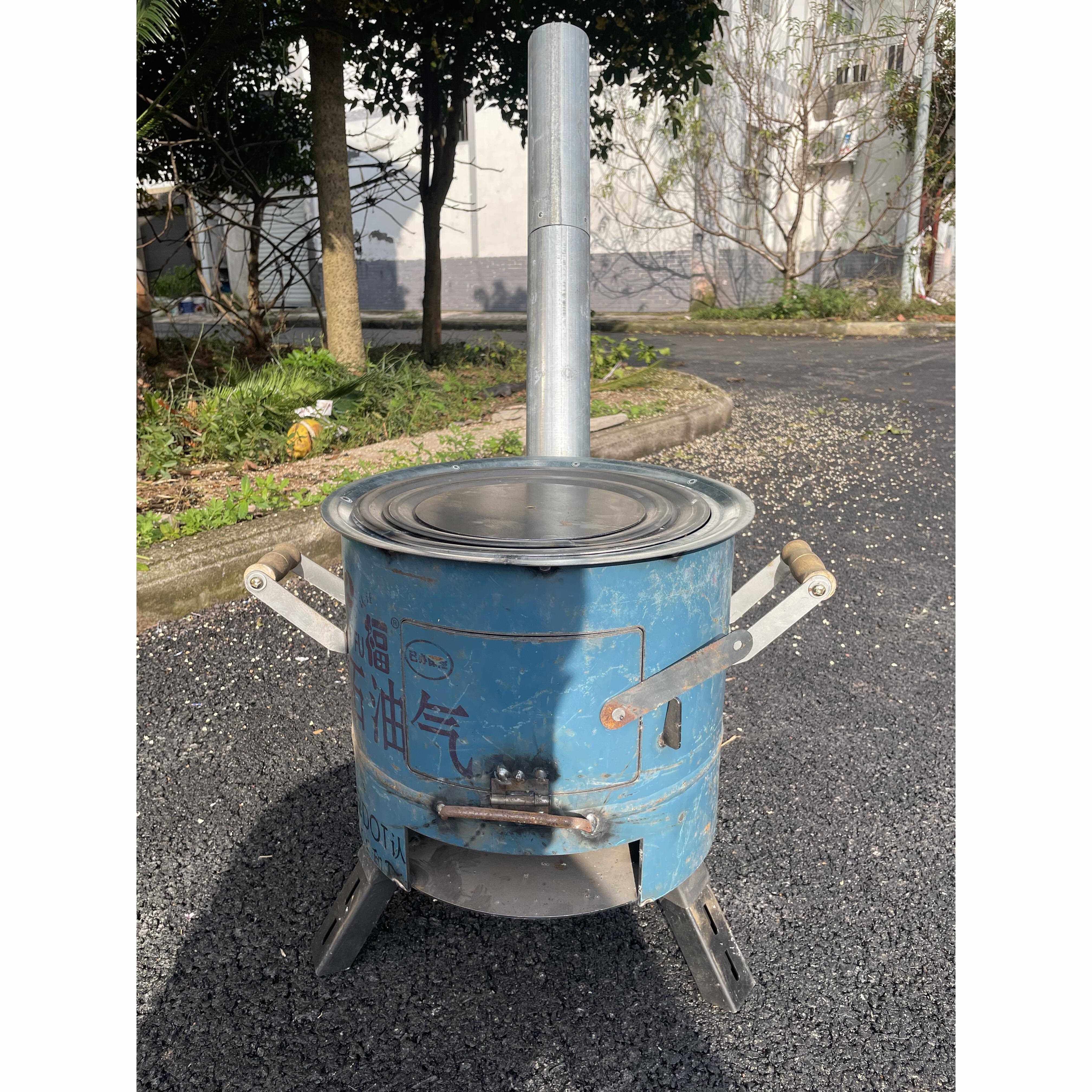 新款加厚柴火炉烧烤炉家用室内户外野炊便携式露营耐烧猛火灶煮饭,商业/办公家具,大锅台/柴火灶,淘宝优惠券,粉丝福利购,淘宝优惠卷