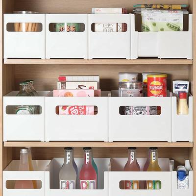 橱柜收纳盒厨房用品整理盒水槽下杂物收纳筐桌面零食储物盒.4823