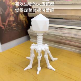 噬菌体模型关节可活动T4生物科学试验工具医学生礼物创意桌面摆件