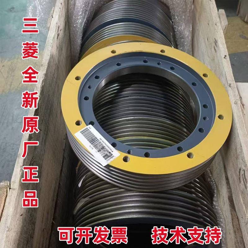 三菱电梯原装曳引轮ZPML主机400*4/5/6*8曳引轮适用三菱菱云菱杰