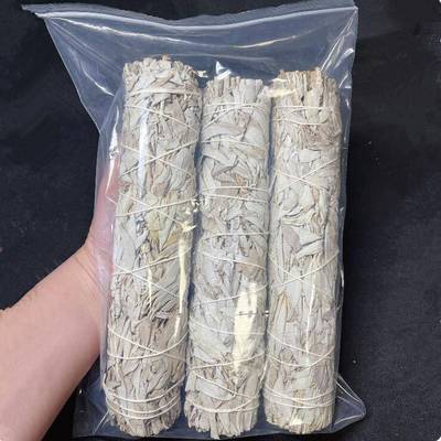 粗重白鼠尾草叶大捆 white sage袋装白烟 优质净化 自用房间清理