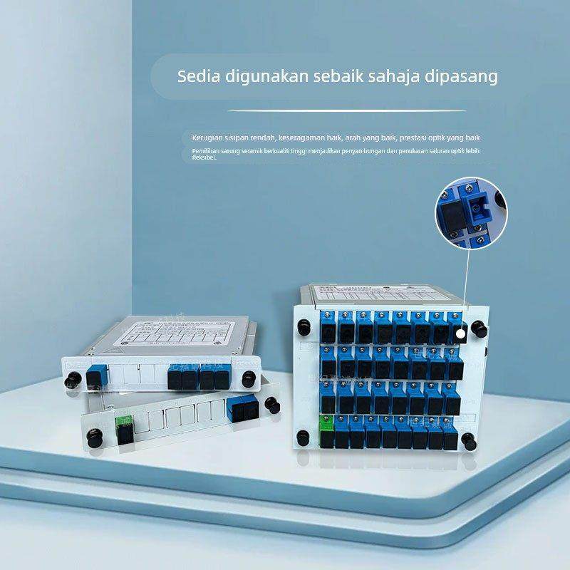 烽火1分2/4/8/16分光器插片式1分16盒式插卡式光分路器插卡式光分