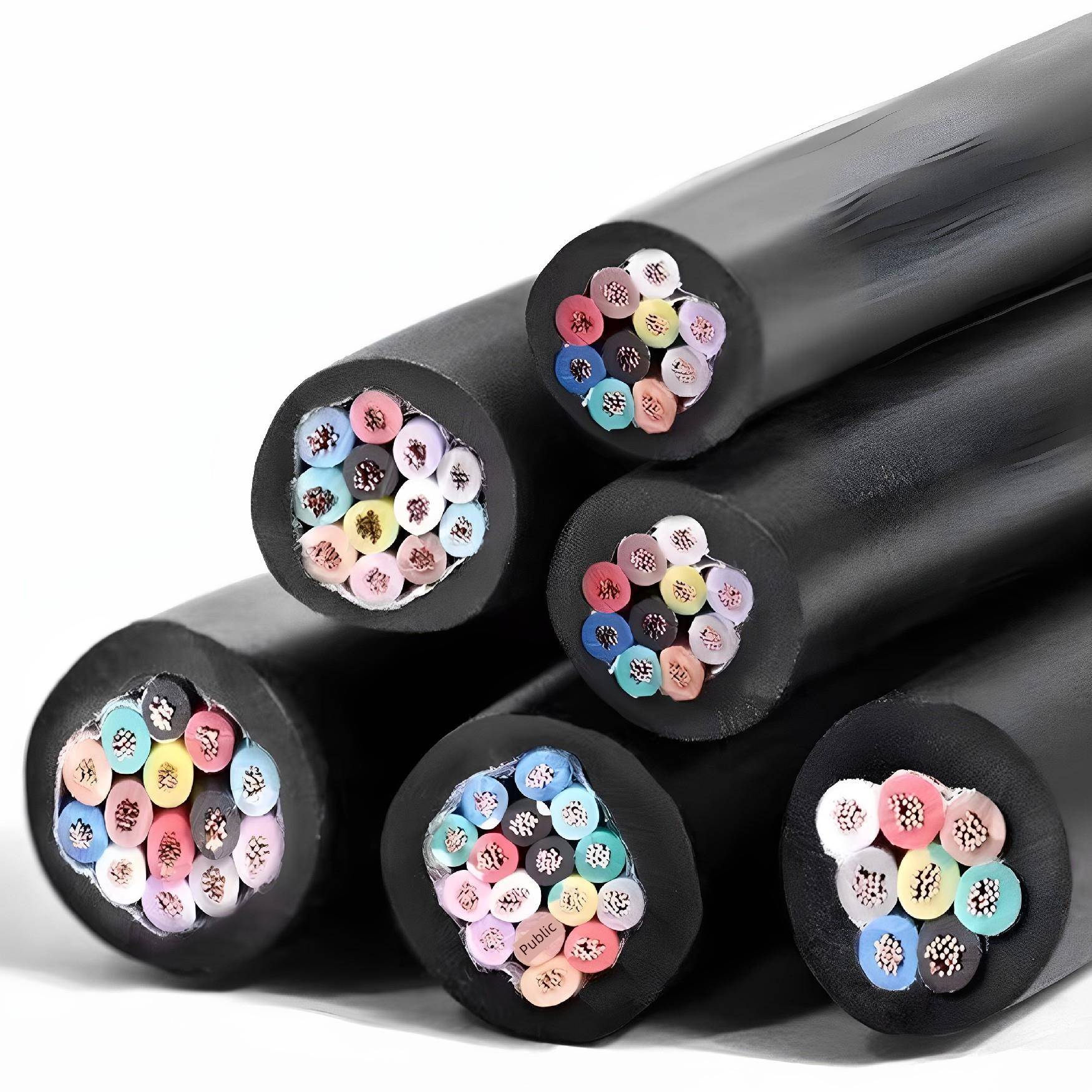 国标多芯RVV信号线2 3 4 5 6 7 8 10 12芯控制线0.3 0.5 0.75平方