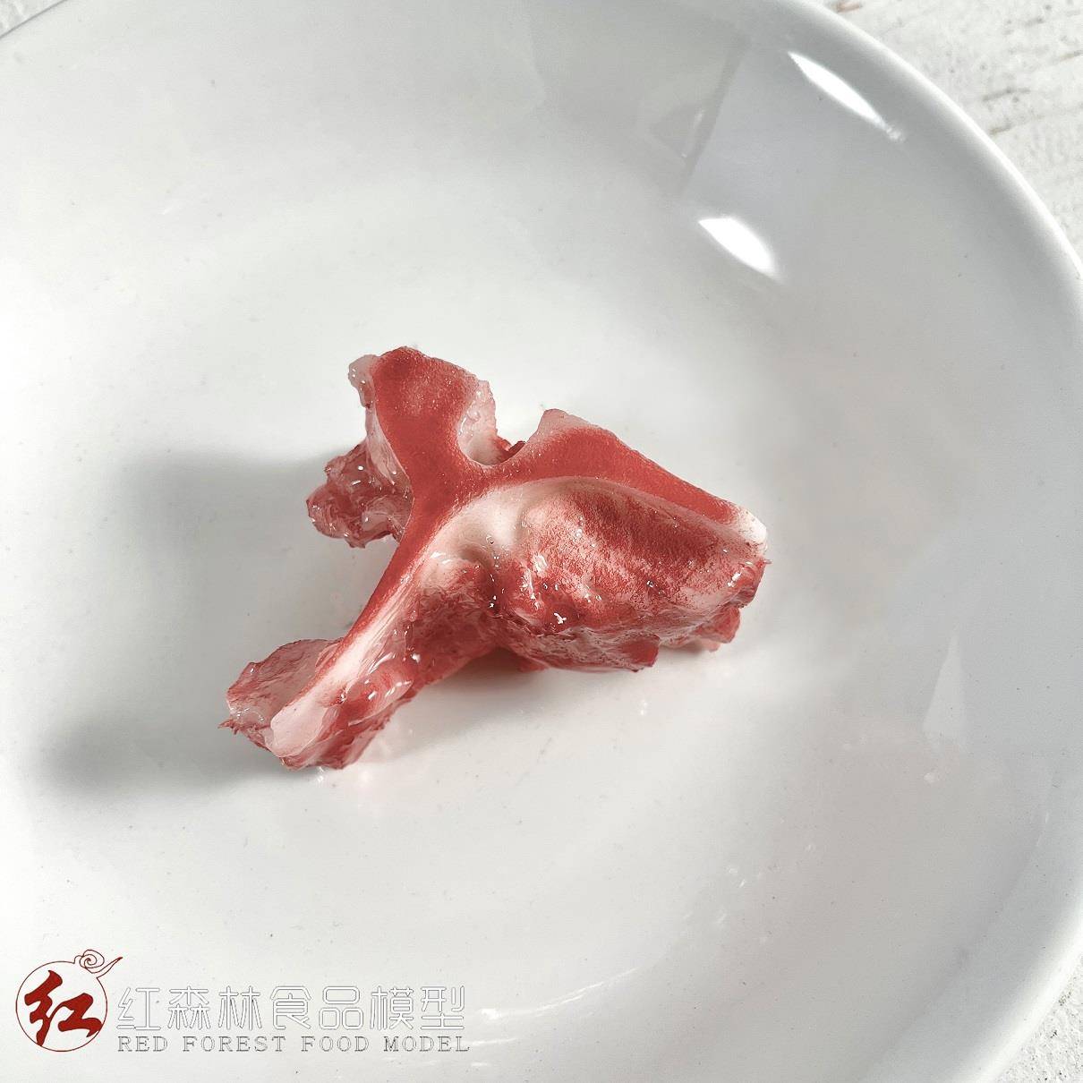 龙骨 猪骨头 食品模型厨房样品菜酒店装饰餐厅摆件