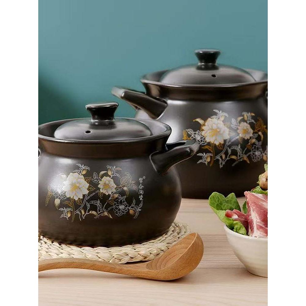 大号煲汤砂锅炖锅炖鸡专用锅陶瓷煲汤燃气灶家用燃气汤沙锅防干烧