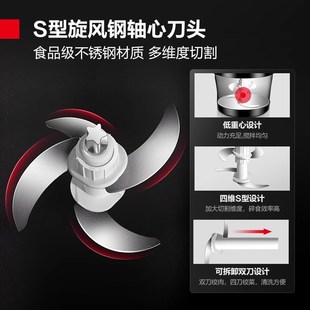 德玛仕绞肉机商用家用电动多用搅拌机饺馅机大容量碎肉菜机