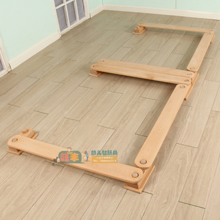 早教幼儿园十二合一独木桥过河桥平衡木感统训练器材平衡步道