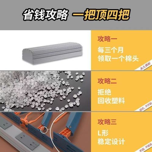 吸水拖把海绵免手洗家用干湿两用对折式懒人拖把大号吸水胶棉拖把