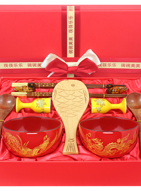 结婚创意礼物婚庆订婚新婚送礼高档实用礼物送朋友闺密情侣摆件