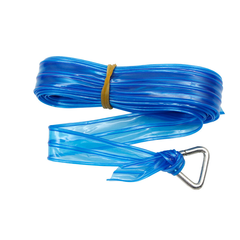 塑料打包带TP捆绑带蓝色捆扎带捆绑绳5m带三角打包扣包装带可定制