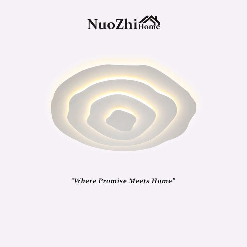 卧室灯现代简约吸顶灯创意艺术主C卧房间极简北欧客厅广东中山灯