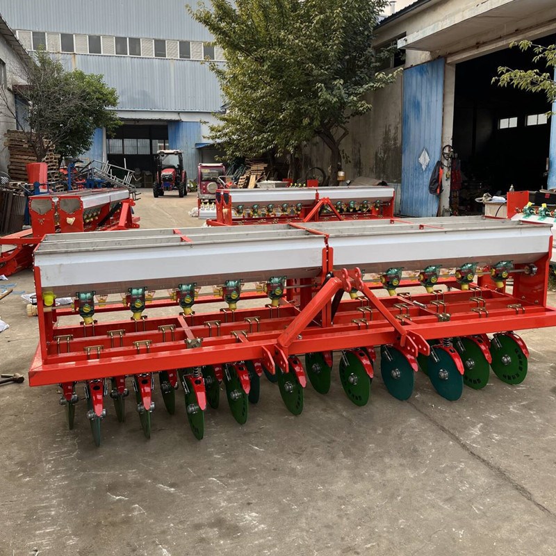 小麦播种机圆盘款 多功能种麦子施E肥播种机播种+施肥一次完成