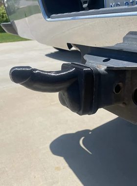 Hergoto汽车拖车方口盖幽默有趣越野车拖车保护盖卡车美式通用