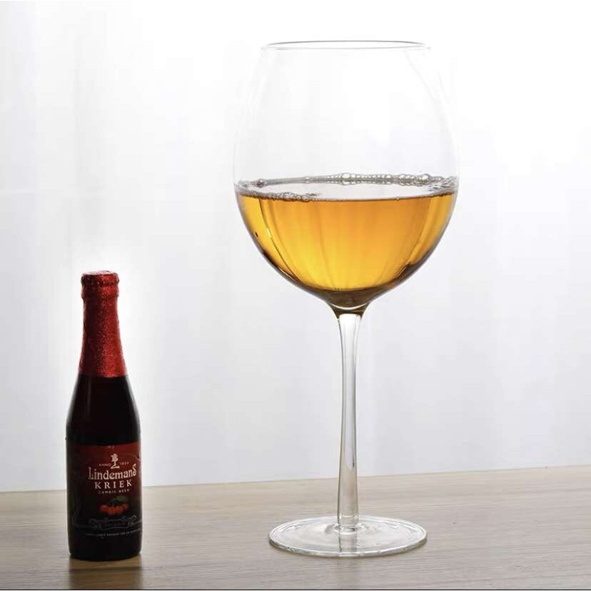 ? 超大高脚啤酒杯巨型英雄杯特大玻璃啤酒杯3000ml扎啤