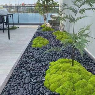 杂色鹅卵石厂家供应优5-8公分鹅卵石园林绿化家用铺路雨花石