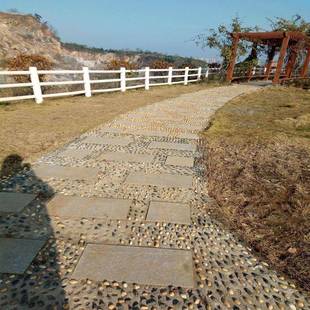 鹅卵石变电站鹅卵石河道护坡卵石公园造景天然鹅卵石五彩鹅卵石