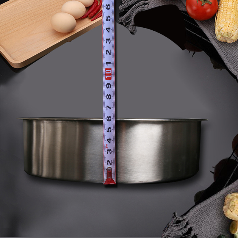 304不锈钢电饭锅球釜蒸笼4L圆釜灶铁釜原釜蒸架蒸屉蒸层5升蒸格