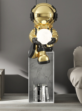 宇航员客厅大型落地摆件家居饰品太空人收纳电视柜旁边灯乔迁礼物