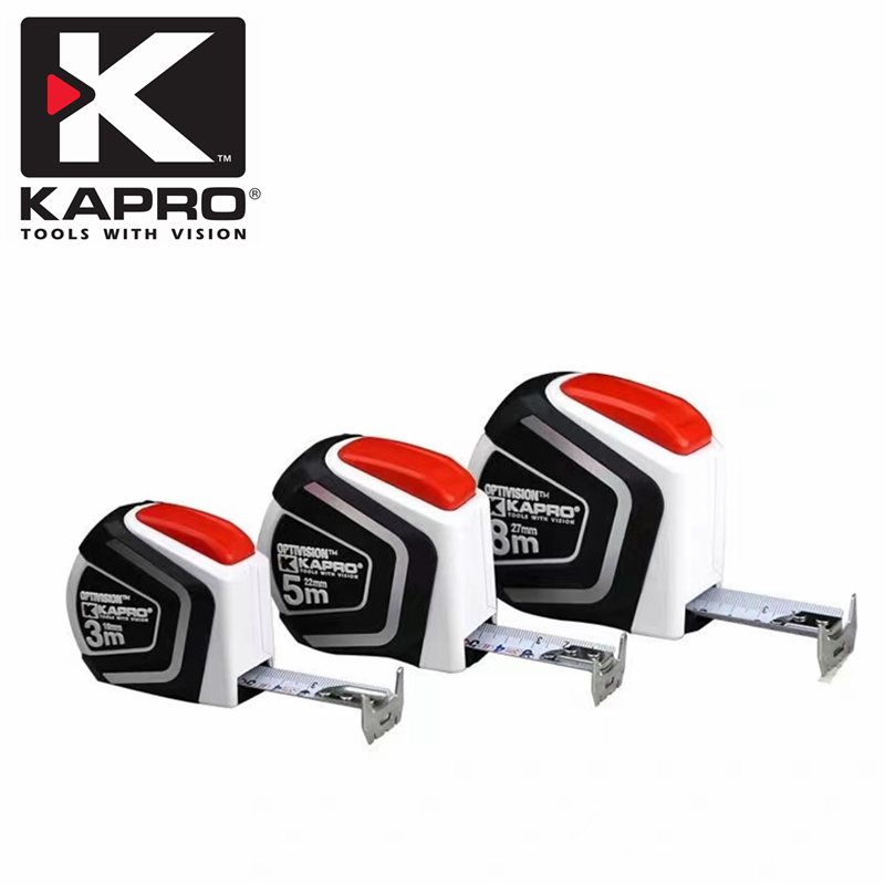 KAPRO开普路钢卷尺高精度3米5米7.5尺子加宽加厚带磁木工圈尺510