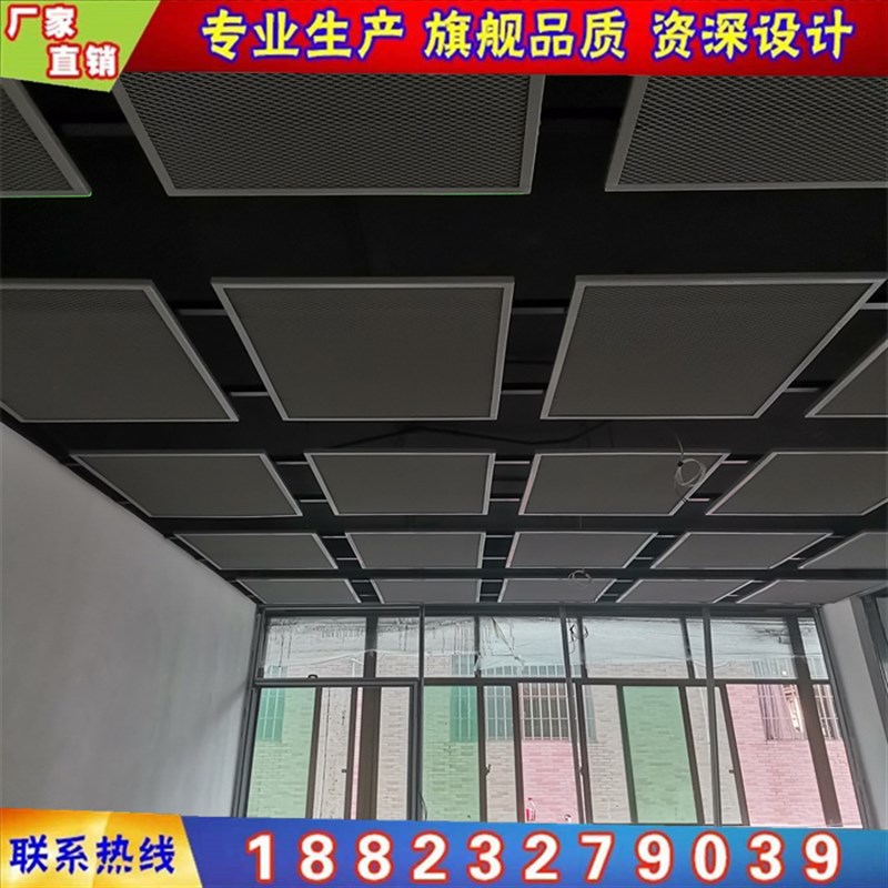 拉伸金属网格拉伸铝铝网板镂空菱形E鱼鳞型白色烤漆网格铝单板门