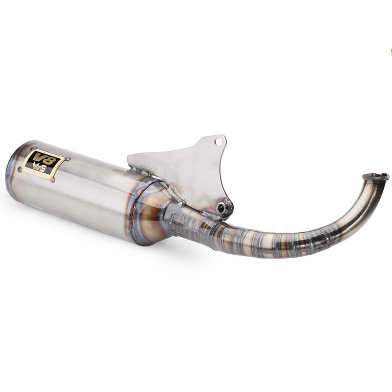 新款 台湾V8款 竞技排气管 JOG50 JOG90N 改装 大排量炸街排气管