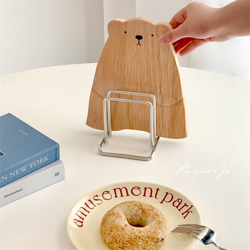 304不锈钢菜板架锅盖托架收纳刀板放置架放锅盖家用X切菜板砧板架