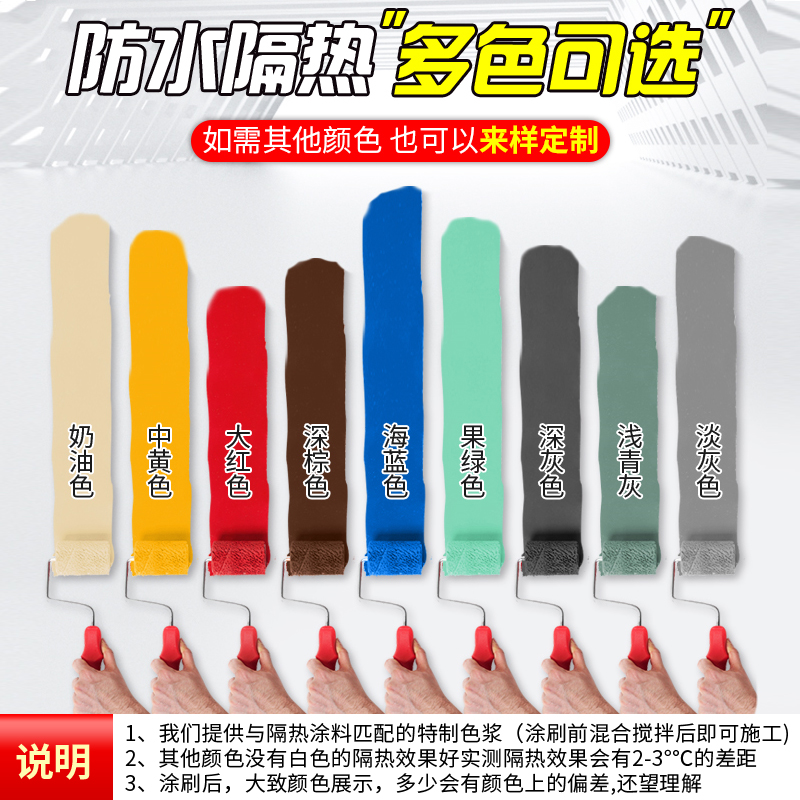 高浓度墙漆调色剂隔热色浆外墙水性色精T通用油漆稀释剂