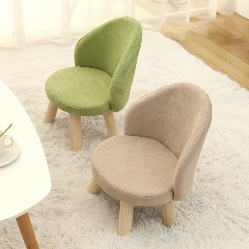 靠背椅子小型家用加厚大人坐的凳子简F约幼儿园宝宝超矮板凳高级