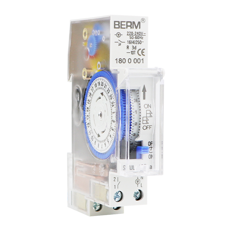 机械式定时开关SUL180A时间控E制器定时器石英导轨自动工业计时